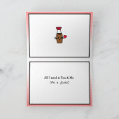 寿司の愛の言葉 - とっても愛してる カード (内部)