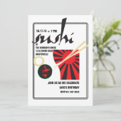 寿司の招待状 招待状 (スタンド正面)