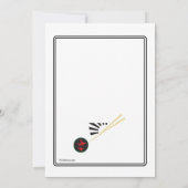 寿司の招待状 招待状 (裏面)