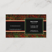 寿司の日本食料理店のケータリングのレッスン 名刺 (裏面)