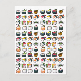 寿司の種類 ポストカード