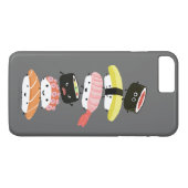 寿司の積み重ね-寿司のキャラクターのかわいいタワー Case-Mate iPhoneケース (裏面(横))