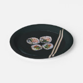 寿司の紙皿 ペーパープレート (アングル)