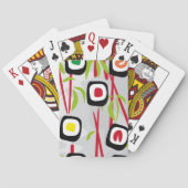 寿司の背景 トランプ (裏面)