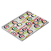 寿司の背景 ノートブック (左側)