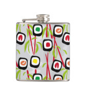 寿司の背景 フラスク (正面)