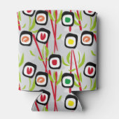 寿司の背景 缶クーラー (裏面)