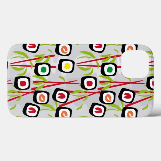 寿司の背景 Case-Mate iPhoneケース (裏面 (横))