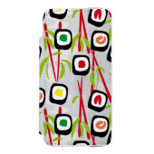 寿司の背景 INCIPIO iPhoneウォレットケース (フォリオ 正面)