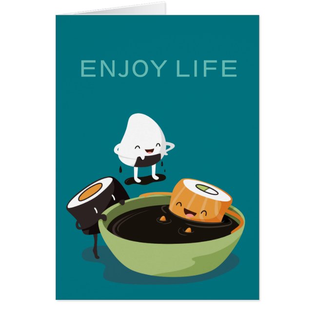 寿司はおもしろいな浴室の時間を楽しみます (正面)