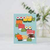 寿司はがき用S ポストカード (スタンド正面)