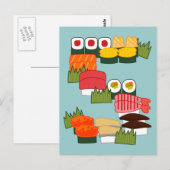 寿司はがき用S ポストカード (正面/裏面)