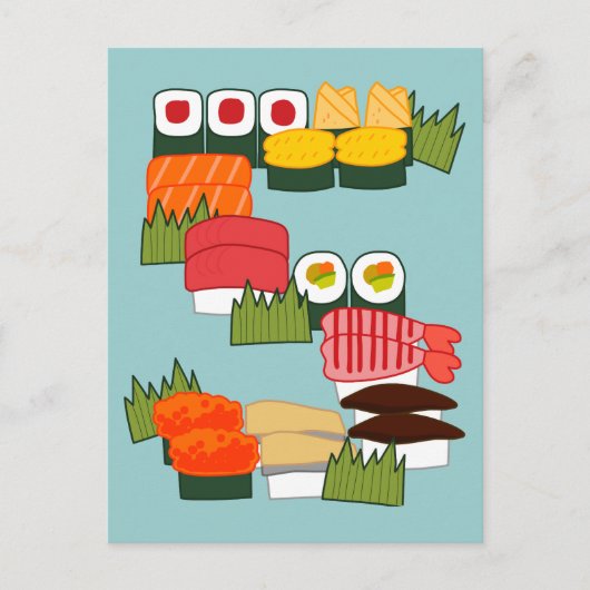 寿司はがき用S ポストカード (正面)