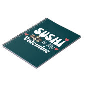 寿司は私のバレンタイン寿司 ノートブック (左側)