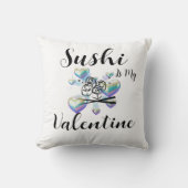 寿司は私のバレンタイン クッション (正面)
