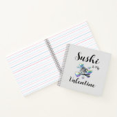 寿司は私のバレンタイン ノートブック (内部)