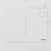 寿司は私のバレンタイン ポストカード (裏面)