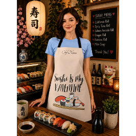 寿司は私のバレンタイン , 寿司 エプロン