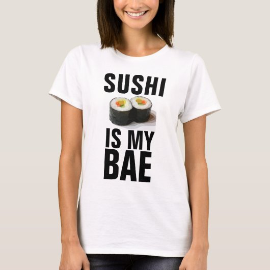 寿司は私の基本Tシャツ Tシャツ (正面)