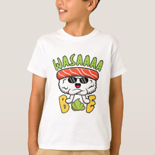 寿司わさびフードパおもしろいン Tシャツ
