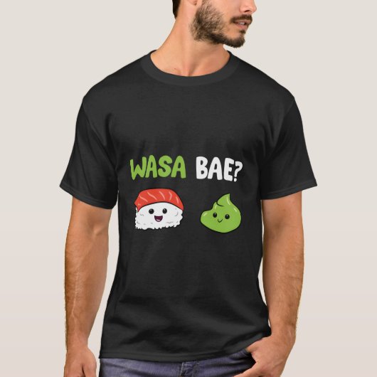 寿司わさび日本のフードワサベース Tシャツ (正面)