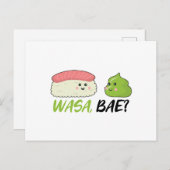 寿司わさび 日本の| Food Japan Gift ポストカード (正面/裏面)