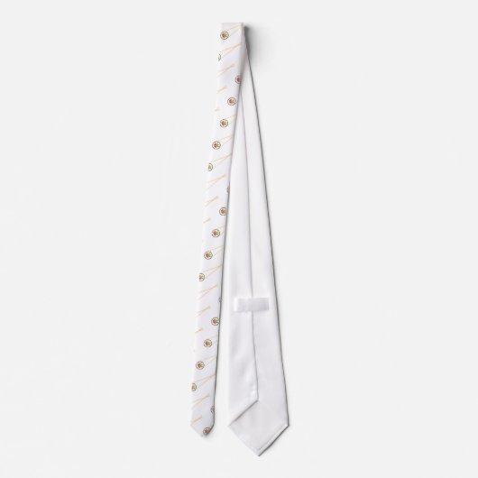 寿司を握る箸 ネクタイ (裏面)