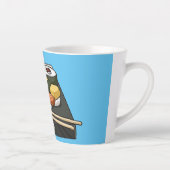 寿司イラストレーション カフェラテマグ (右)