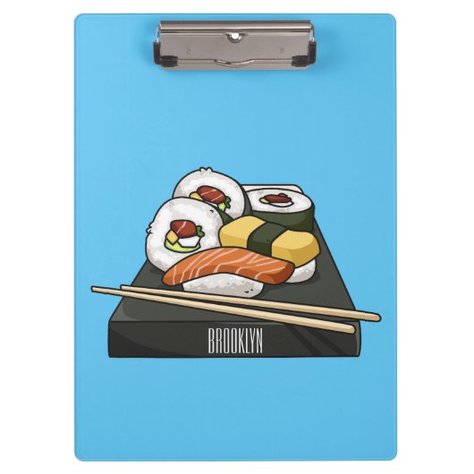 寿司イラストレーション クリップボード (正面)