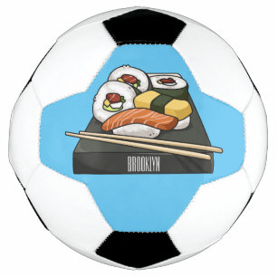 寿司イラストレーション サッカーボール