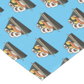 寿司イラストレーション ショートテーブルランナー (コーナー)