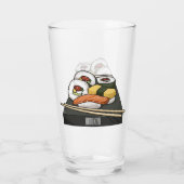 寿司イラストレーション タンブラーグラス (裏面)