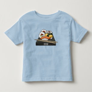 寿司イラストレーション トドラーTシャツ