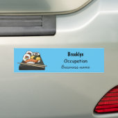 寿司イラストレーション バンパーステッカー (車上)