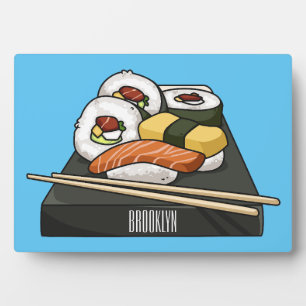 寿司イラストレーション フォトプラーク