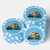 寿司イラストレーション ポーカーチップ (積み重ね)