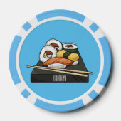 寿司イラストレーション ポーカーチップ (裏面)