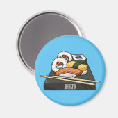 寿司イラストレーション マグネット (正面/裏面)