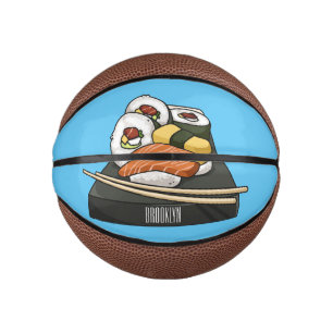 寿司イラストレーション ミニバスケットボール