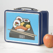 寿司イラストレーション メタルランチボックス (インサイチュ)