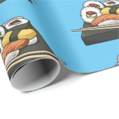 寿司イラストレーション ラッピングペーパー (ロールコーナー)