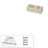 寿司イラストレーション ラバースタンプ (押印)