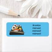 寿司イラストレーション ラベル (インサイチュ)