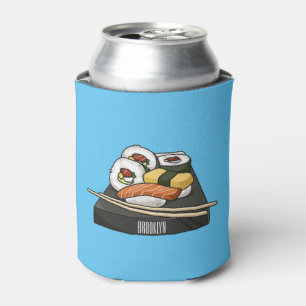 寿司イラストレーション 缶クーラー