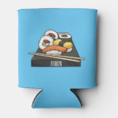 寿司イラストレーション 缶クーラー (正面)