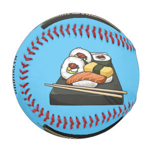 寿司イラストレーション 野球ボール