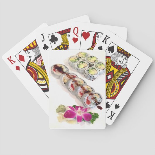 寿司カリフォルニアロール トランプ (裏面)