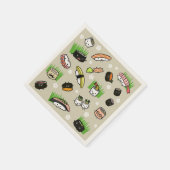 寿司キャラクター スタンダードカクテルナプキン (角)