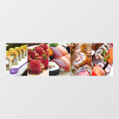 寿司コラージュ食品海鮮食品コラージディナー ウィンドウサイン (シート)