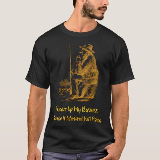寿司サバイバー - 面白い魚の骨の釣りグラフィック Tシャツ (正面)